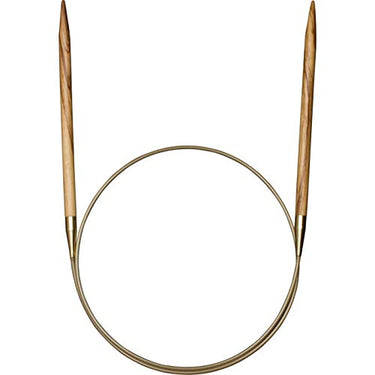 Addi 63043 Rundnadel aus Olivenholz, 60 cm x 3,5 mm, Holz, grün im Sale